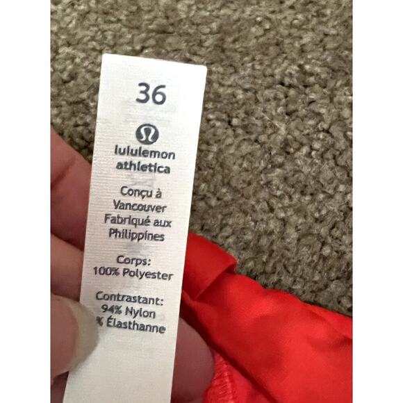 Lululemon men's size 36 pants orange straight leg stretch - Picture 10 of 11